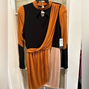 Bar III Asymmetrical style wrap dress; brand new; size XXL; unique piece
